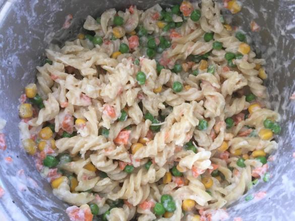 Ricotta-Nudeln mit Gemüse