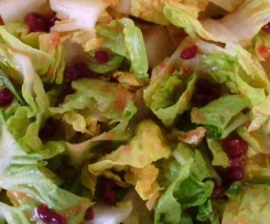 fruchtiges Preiselbeer Dressing zu Salat (Feldsalat, Romana,... )