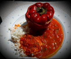 Paprika vegetarisch gefüllt