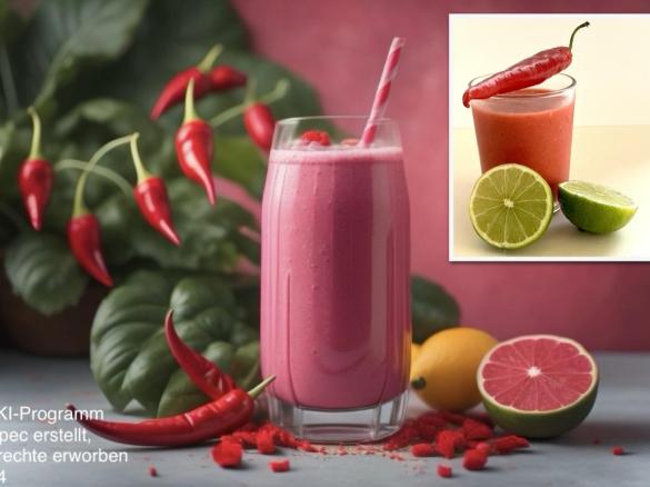 Chili-Erdbeer-Smoothie 🌶️🍓hot & spicy‼️🌶️🍓