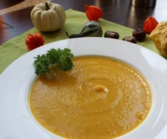 Feine Möhrencremesuppe
