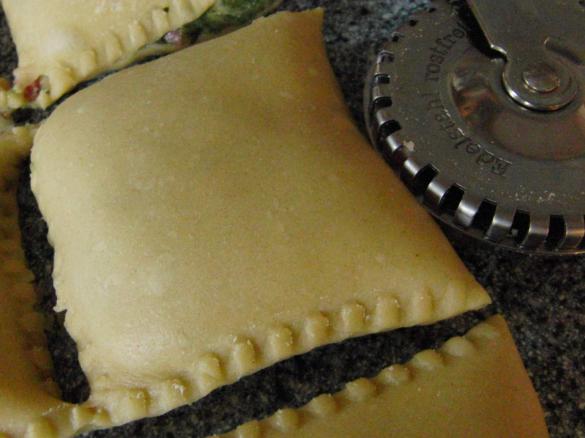 Maultaschen mit selbstgemachtem Nudelteig