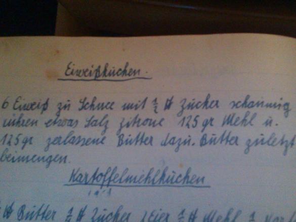 Silberkuchen Eiweißkuchen von Oma