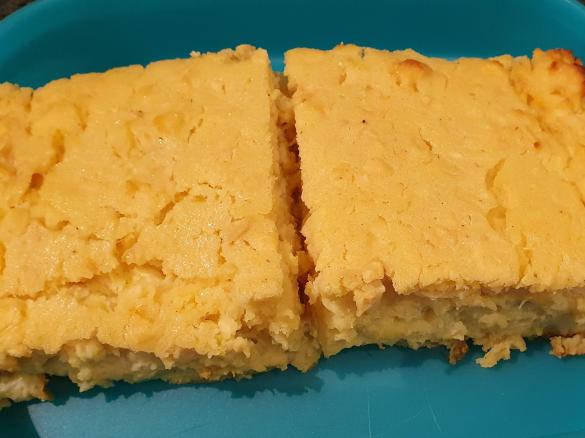 Variation Apfel-Quark-Grieß-Auflauf