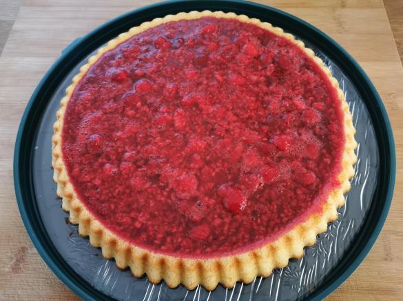 Himbeerkuchen (Tortenboden aus Rührteig)