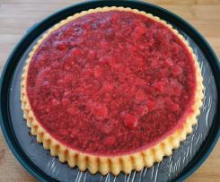 Himbeerkuchen (Tortenboden aus Rührteig)