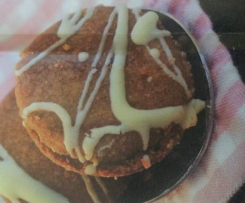 Schokoplatzerl mit Preiselbeeren