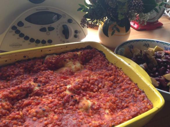 Vegane Linsen-Lasagne