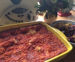 Vegane Linsen-Lasagne