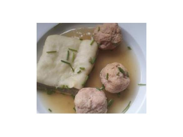 Brätknödel für die Hochzeitssuppe