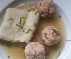 Brätknödel für die Hochzeitssuppe