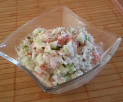 Erfrischender Lachs-Apfel-Salat