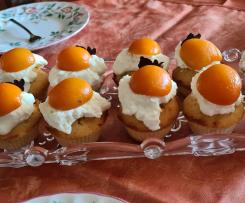 Aprikosen Cupcakes (Spiegeleier-Cupcakes)