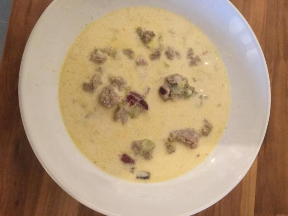 Käse-Lauchsuppe