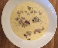 Käse-Lauchsuppe