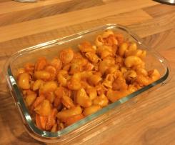 Würstchengulasch mit Nudeln