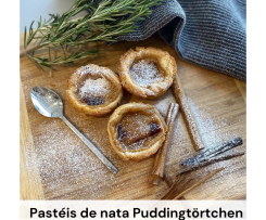 Pastéis de nata Puddingtörtchen (portugiesisch)