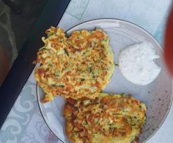 Zucchini-Schafskäse Küchle