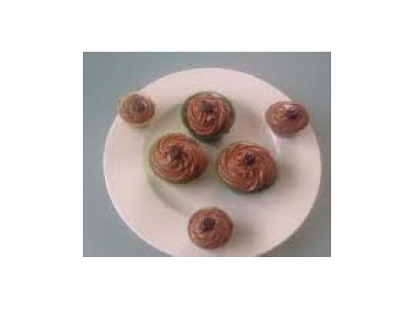 Nougat Cupcakes mit Nougat Frosting