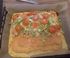 Low Carb - Big Mac Rolle mit Geflügelhack