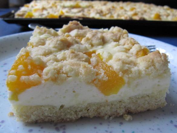 Quark-Obst-Streuselkuchen (vom Blech)