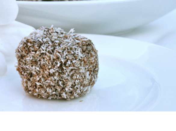 Variation Kokoswürfel