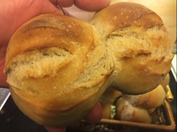 Doppelbrötchen super lecker und knusprig