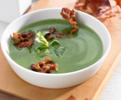 Feldsalat-Cremesuppe (Lamb's lettuce cream soup)