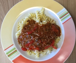 Papas beste Paprika-Hack-Tomatensosse