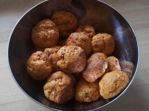 Variation Pizza-Kugeln