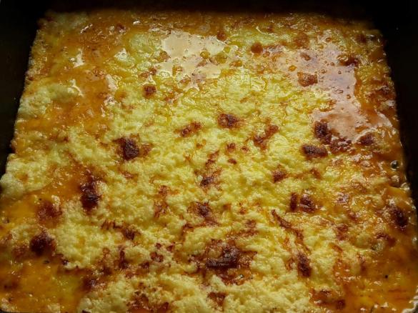 Gnocchi Auflauf mit Schinken und Champingons