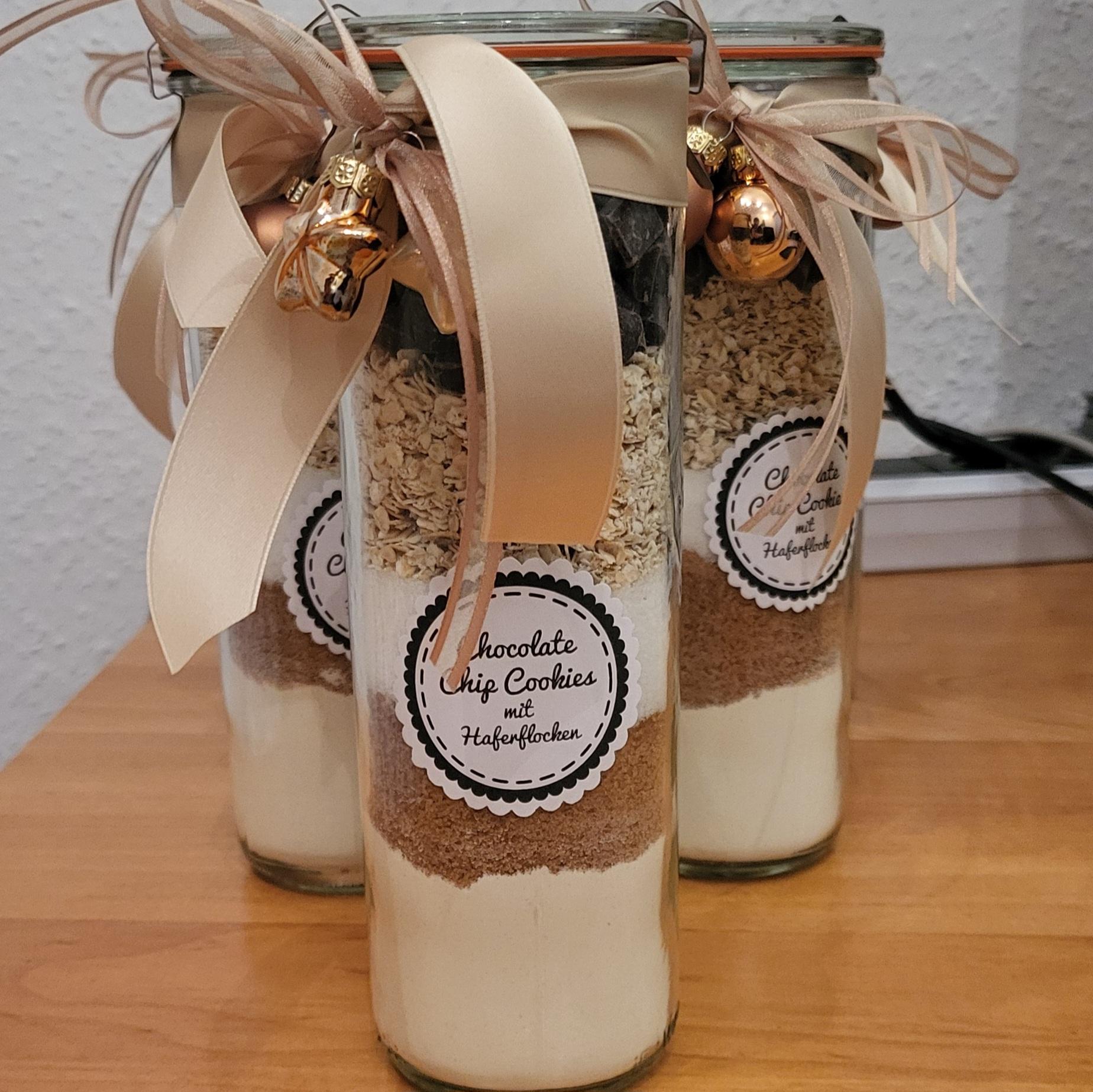 Chocolate Chip Cookies (Backmischung im Glas)