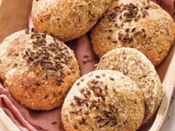 Schnelle Haferflocken Quark Brötchen