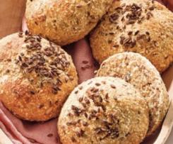 Schnelle Haferflocken Quark Brötchen