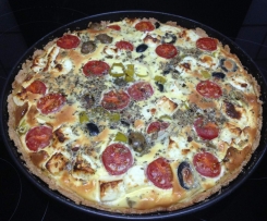 Variation von mediterrane Quiche