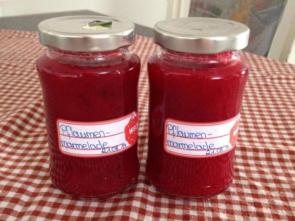 Pflaumenmarmelade m. Schuss