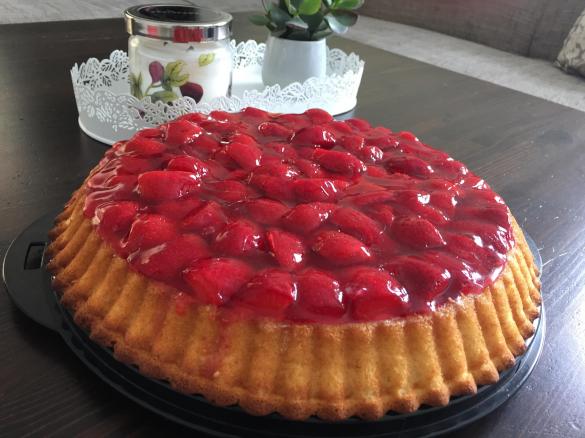 Boden für Obstkuchen (Biskuit)