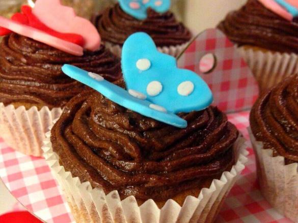 Schoko-Bananen Cupcakes