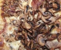 Camembertbraten mit Champignons