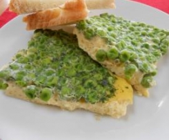 Erbsen-Frittata ( ital. Omelette )