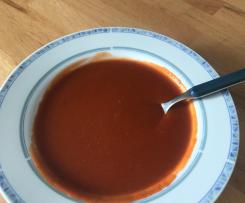 Schnelle Tomatensuppe