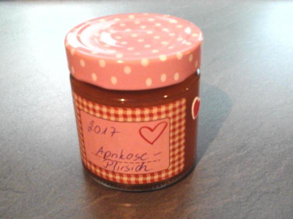 Aprikosen Pfirsich Marmelade