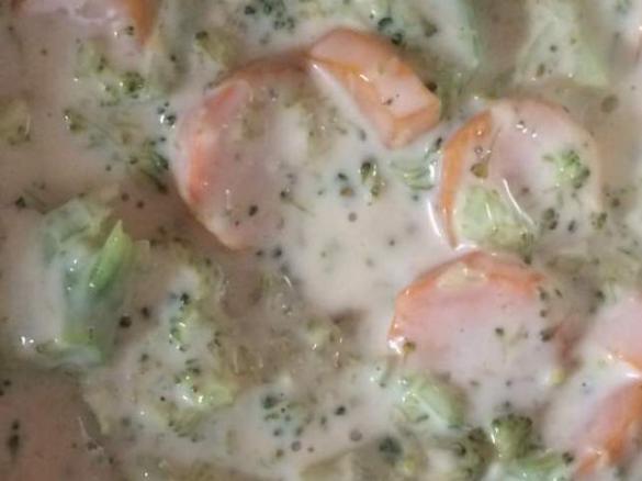 Brokkoli-Möhren Sauce mit Tortiglioni