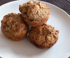 Bananenmuffins, lecker&vegan