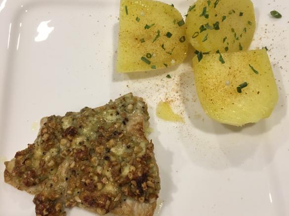 Putenschnitzel mit Gorgonzola