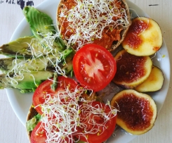Veganer Kichererbsen Tomaten Aufstrich