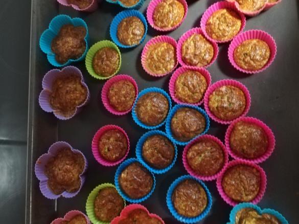 Zucchini Mandel Muffins low carb