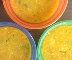 Gemüse-Polenta-Brei