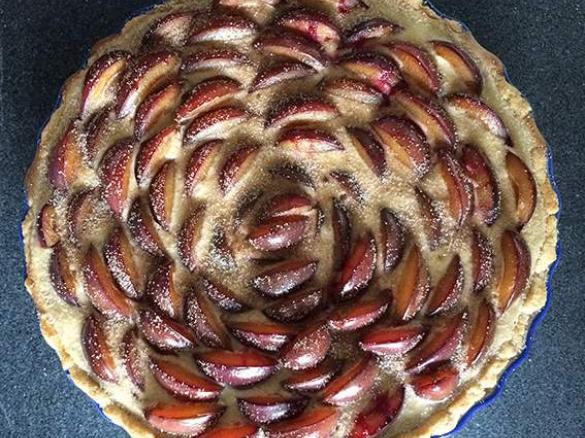 Zwetschgentarte mit Vanille-Zimt-Schmandguss