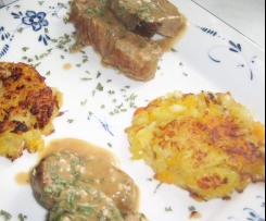 Variation von Kartoffel-Kürbis-Plätzchen ..von Marion Wietler..